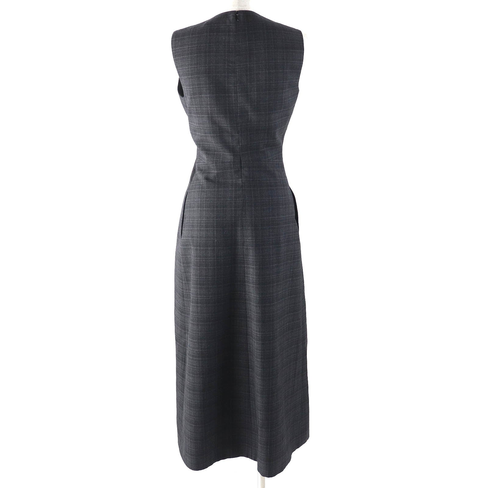 Christian Dior Checked Wool Silk Dress