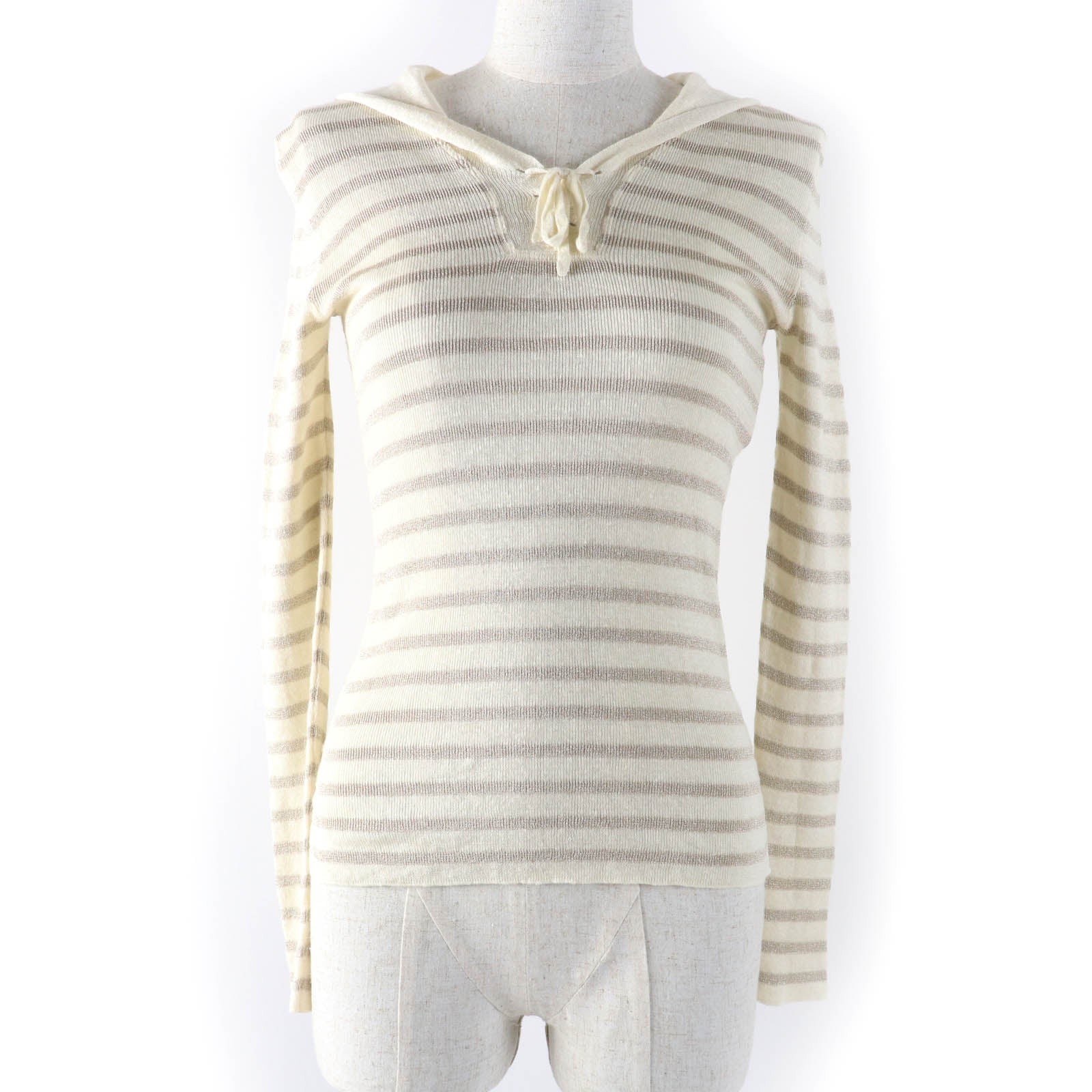 Christian Dior 214S27AM903 Linen Rayon Linen Cashmere Silk Knit