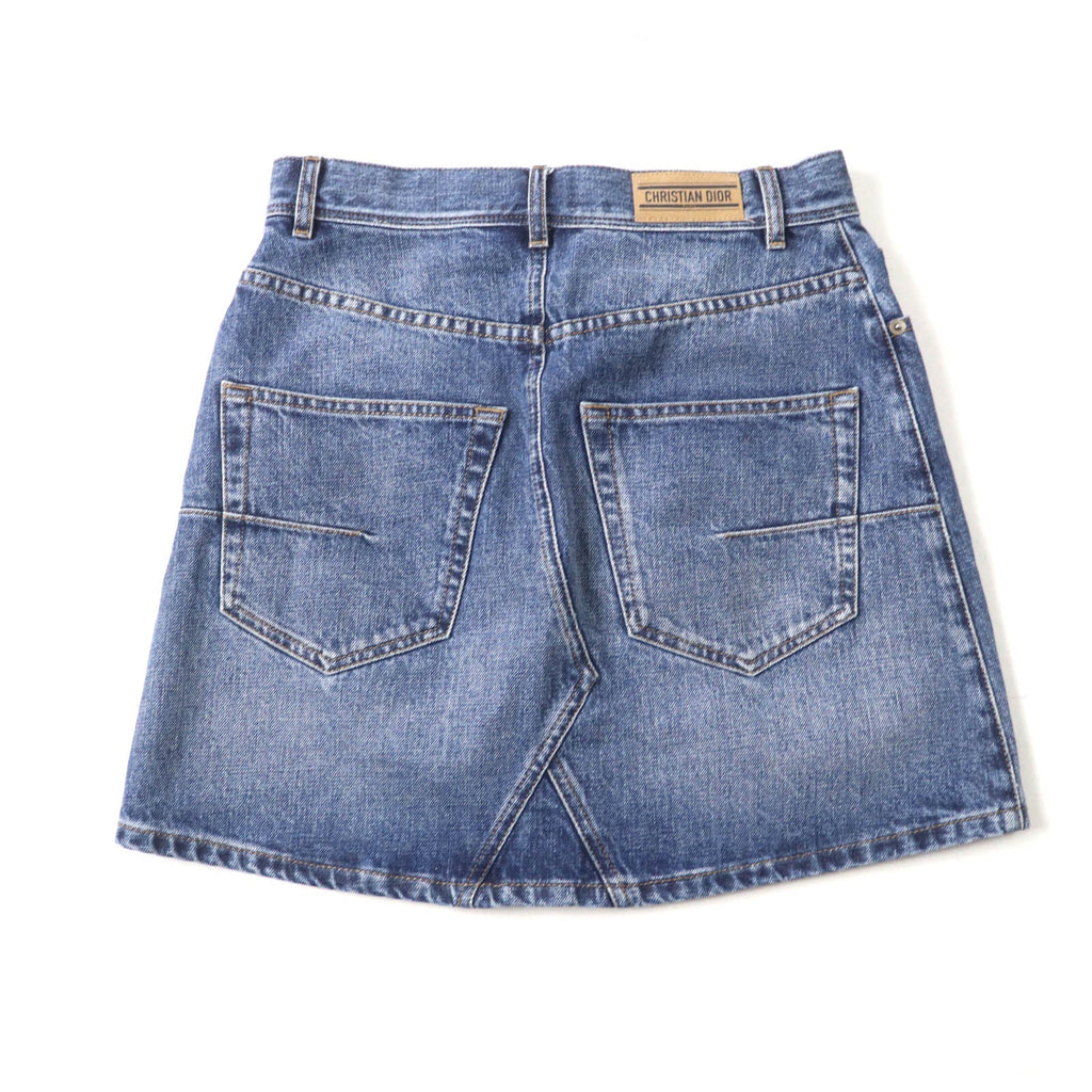 Christian Dior 422J21A3830 Cotton Denim Mini Skirt