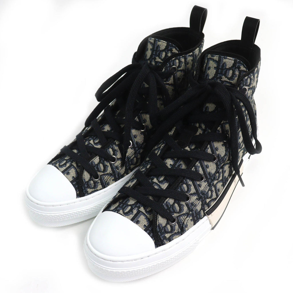 Dior B23 Oblique Logo High Cut Sneakers