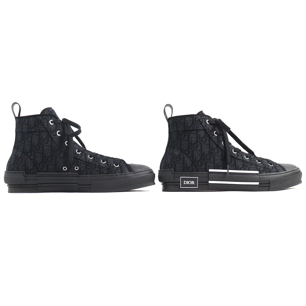 Dior B23 Oblique Logo High Cut Sneakers