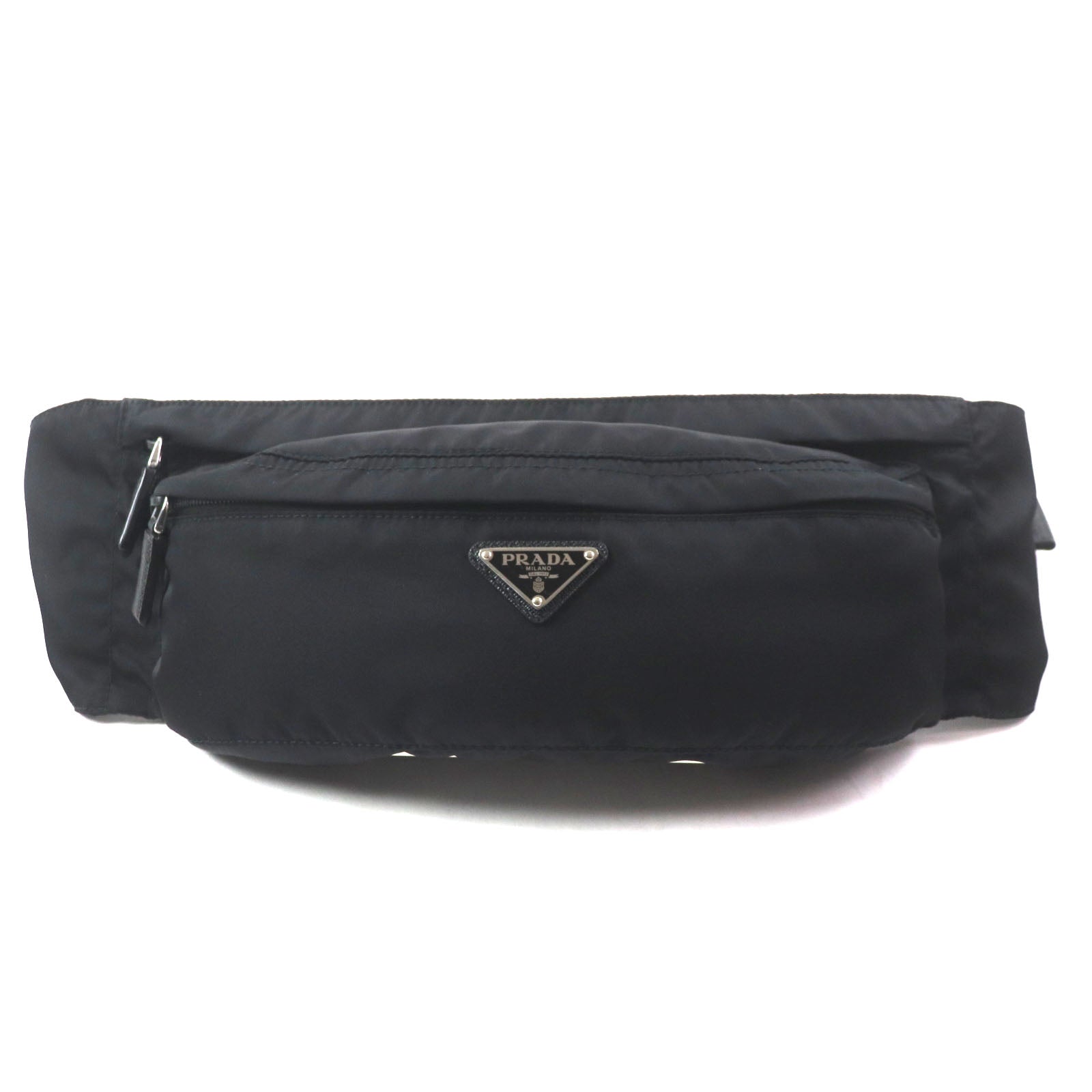 Prada 2VL132 Nylon Saffiano Leather Belt Bag