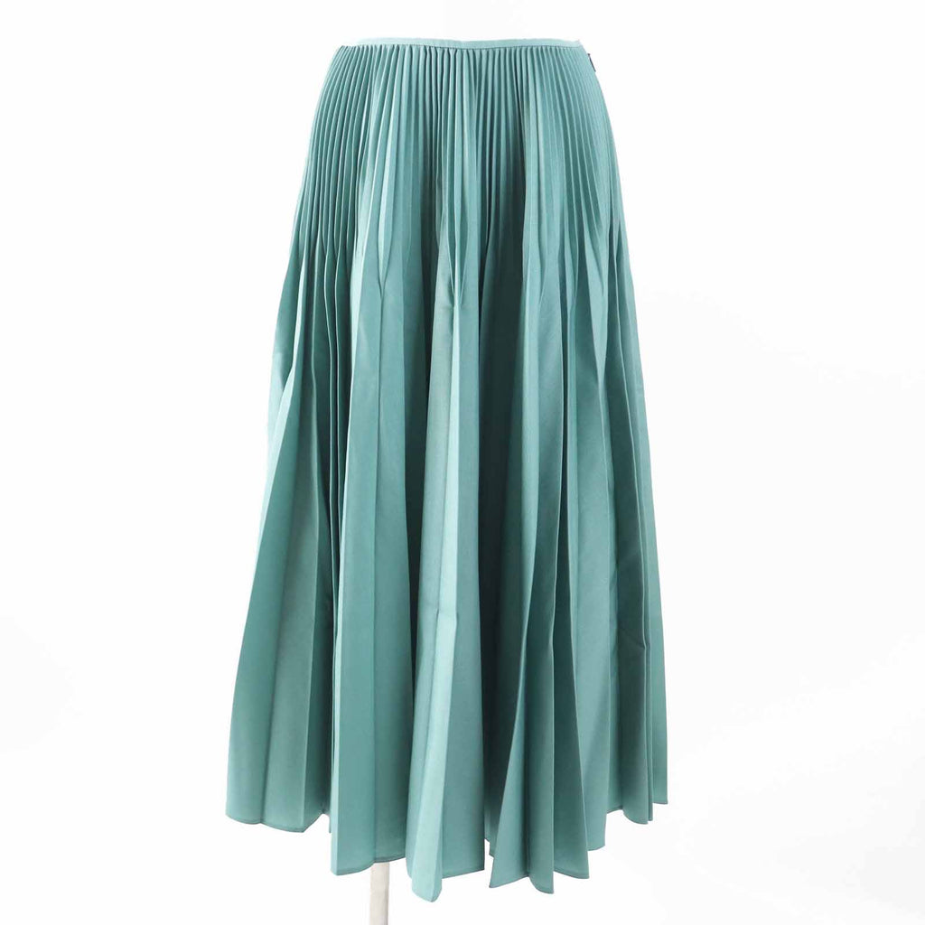 Fendi FQ7073 Mohair Wool Pleated Skirt