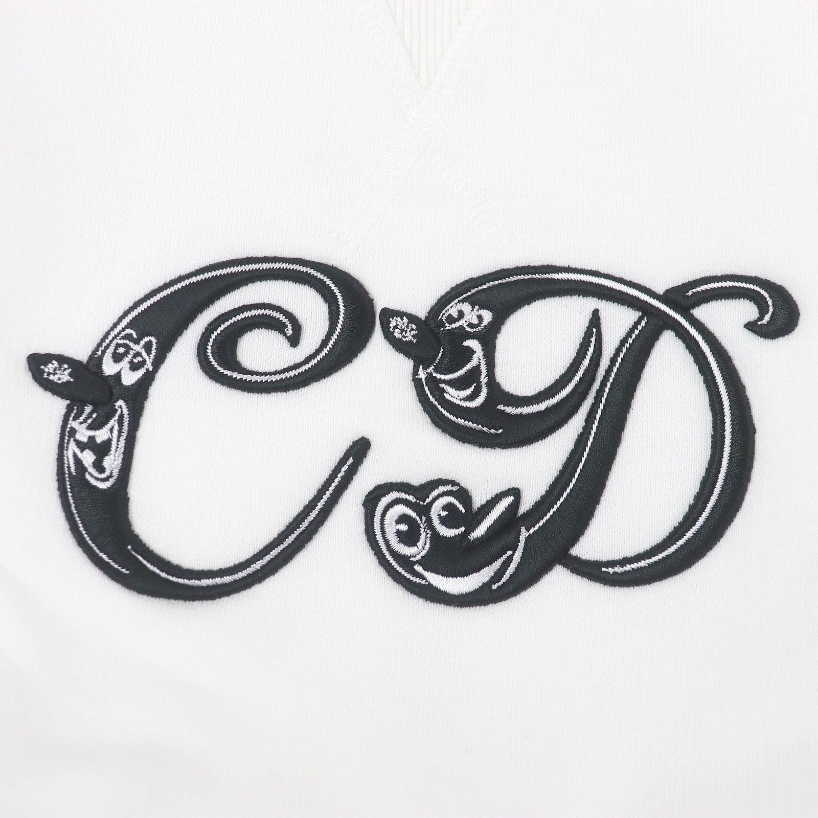 Dior×Kenny Scharf Logo embroidery Cotton Rayon Sweatshirt