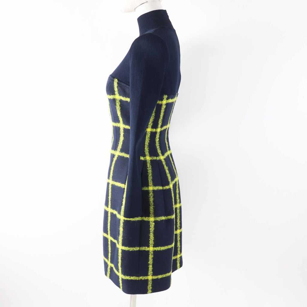 Christian Dior 5A21617A1161 Wool Mohair Dress