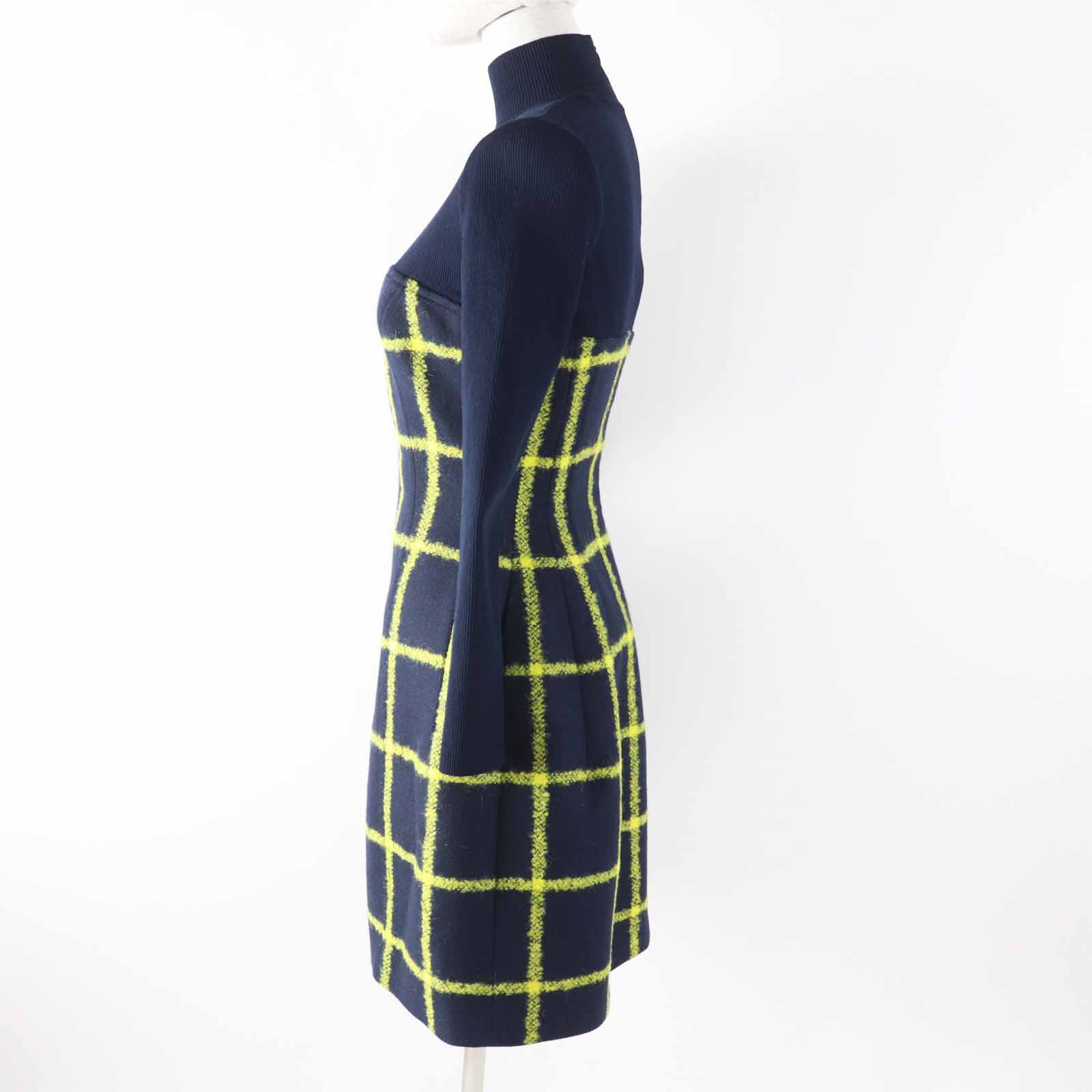 Christian Dior 5A21617A1161 Wool Mohair Dress