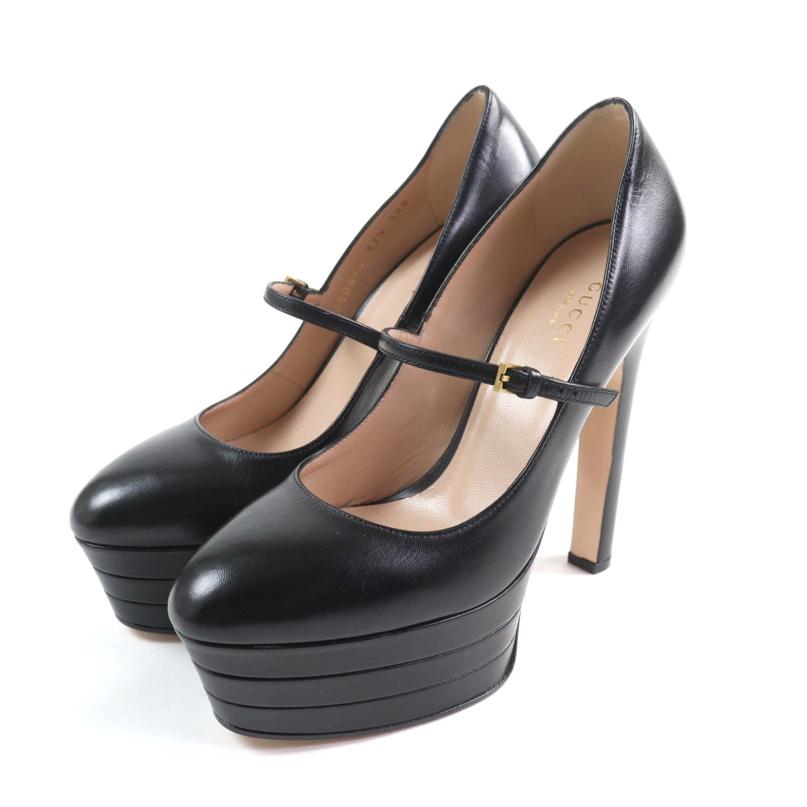 Gucci Belt design Leather Pumps