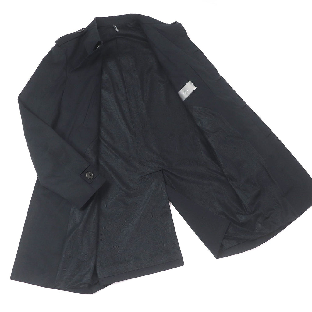 Dior HOMME Logo button Cotton Polyester Coat