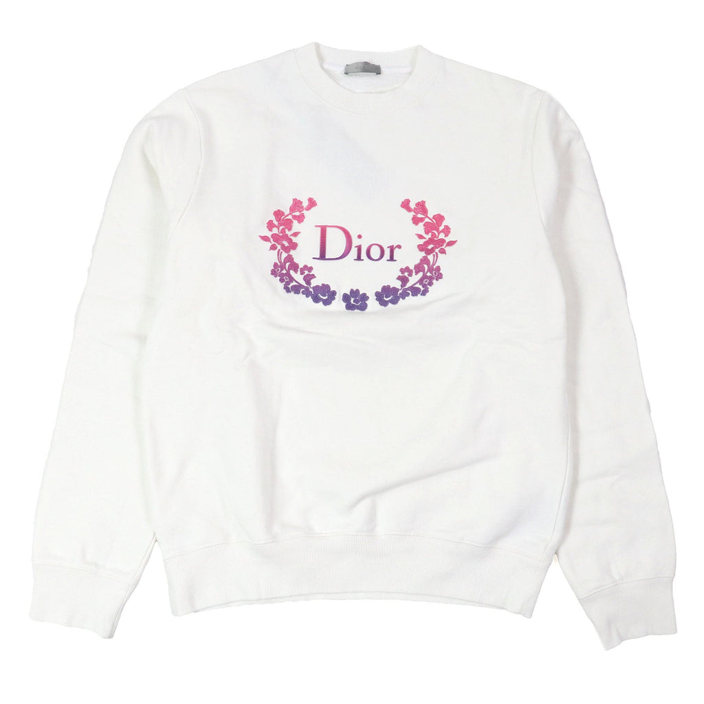 Dior logo embroidery cotton polyester sweatshirt