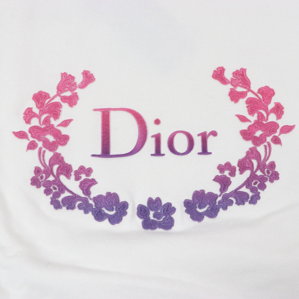 Dior logo embroidery cotton polyester sweatshirt
