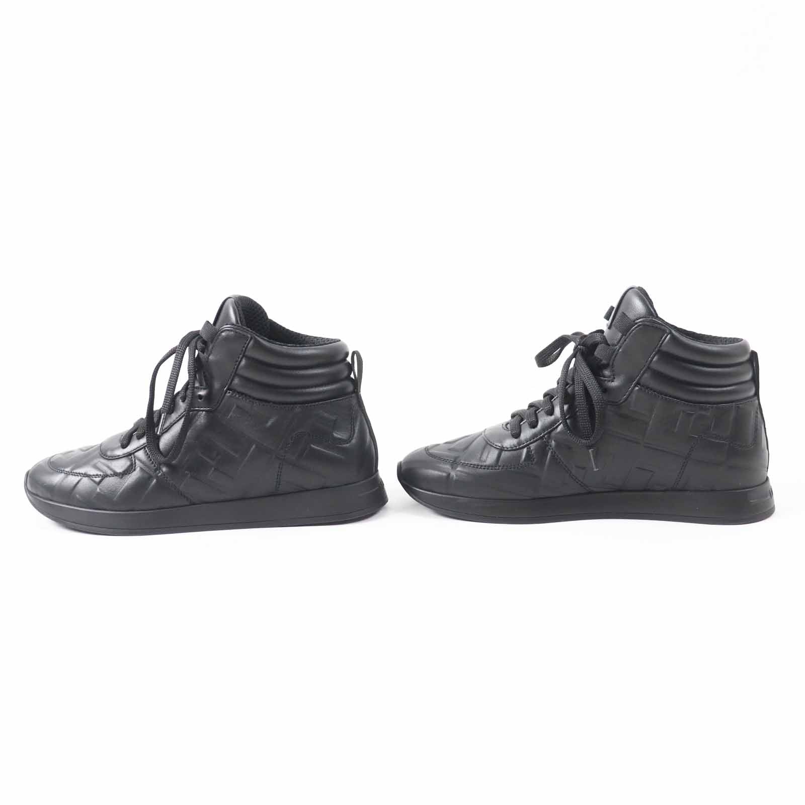 Fendi FF logo leather sneakers