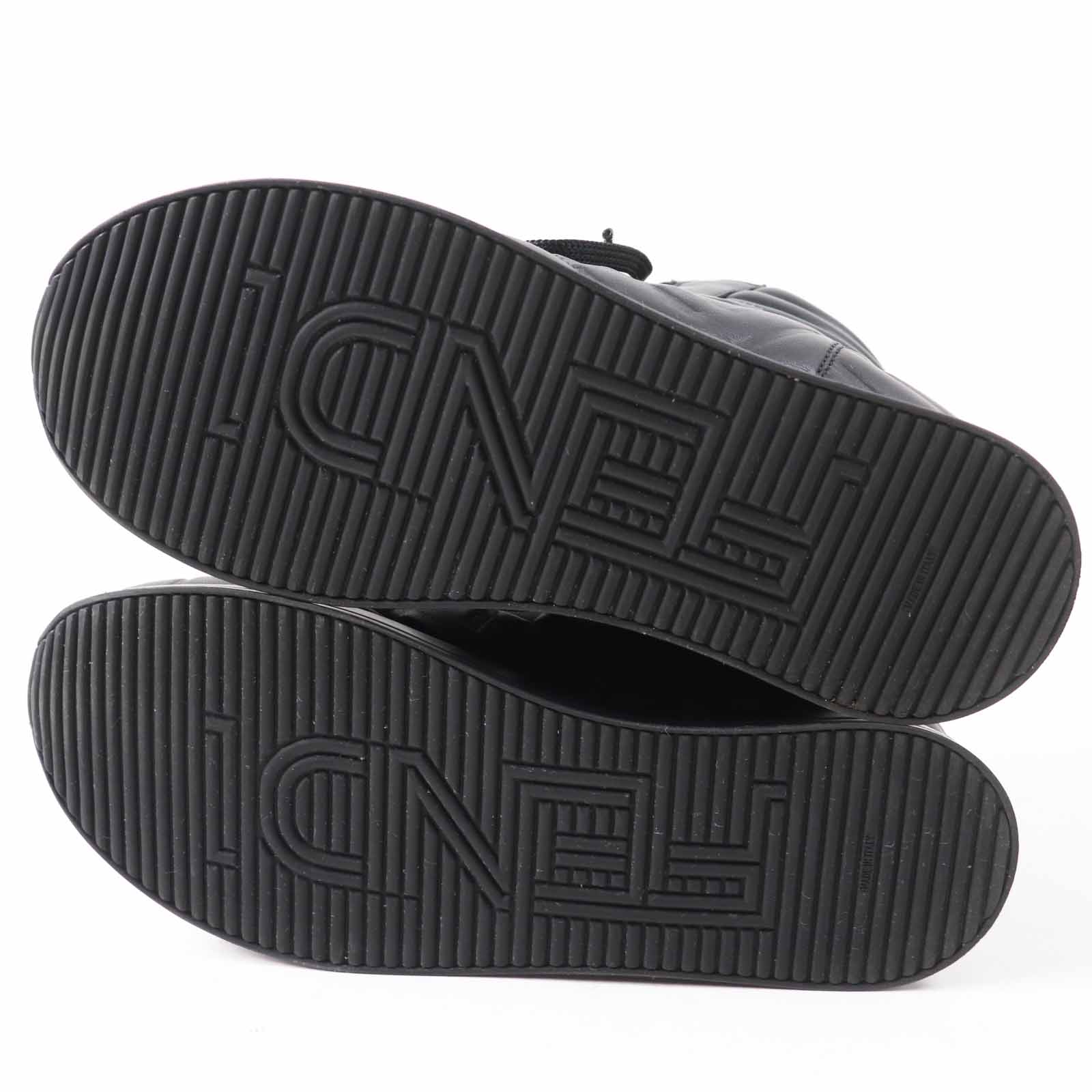 Fendi FF logo leather sneakers