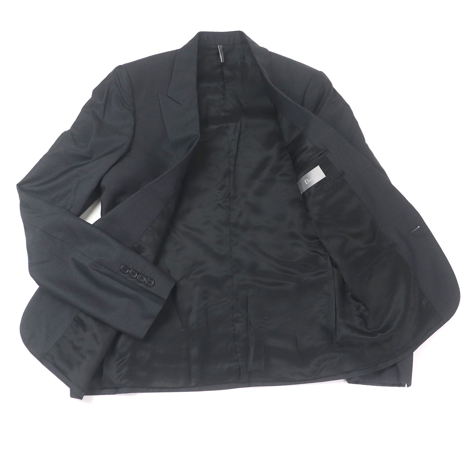 Dior HOMME Eddie's Peak Lapel Single Wool Silk Suit