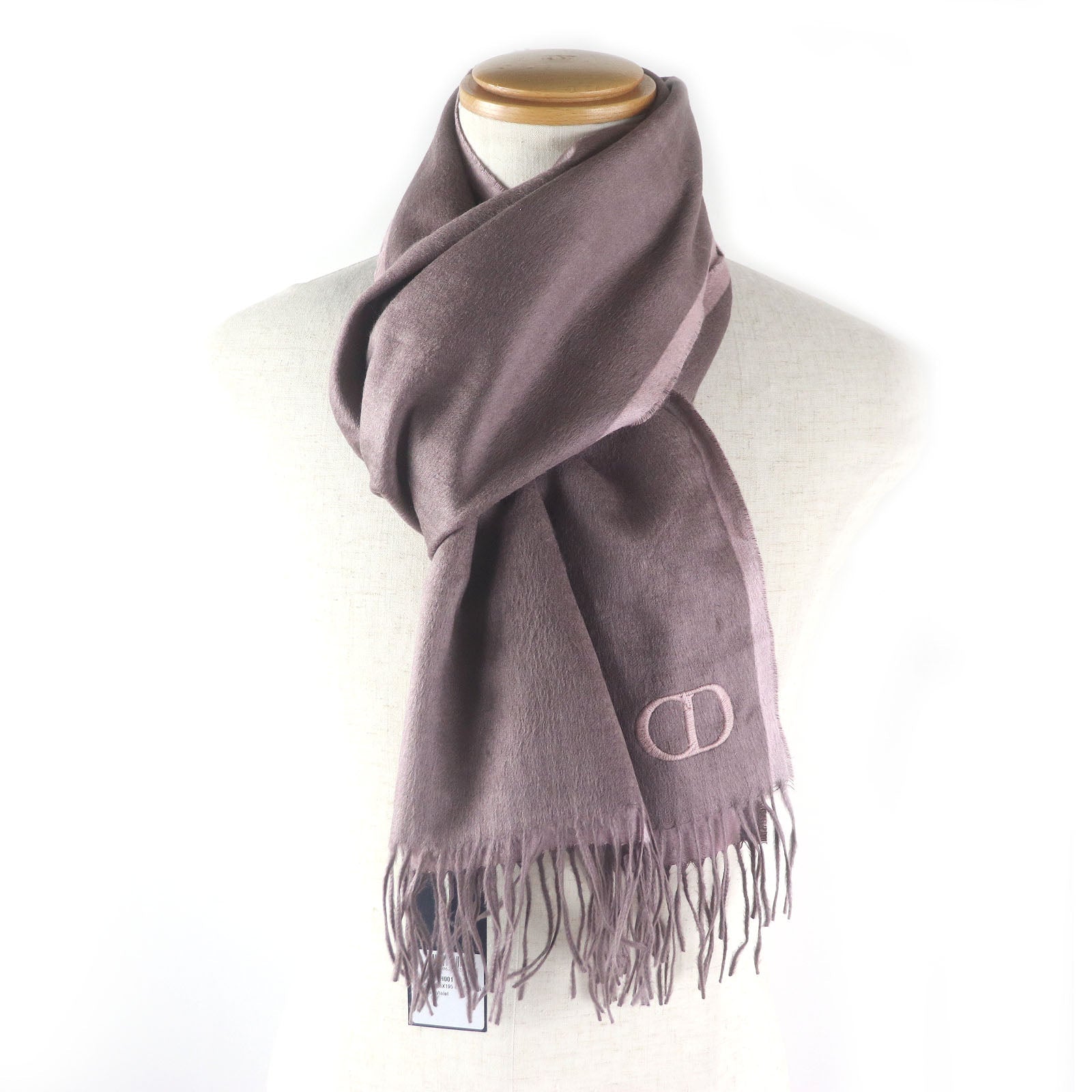 Dior CD logo embroidery Silk Scarf