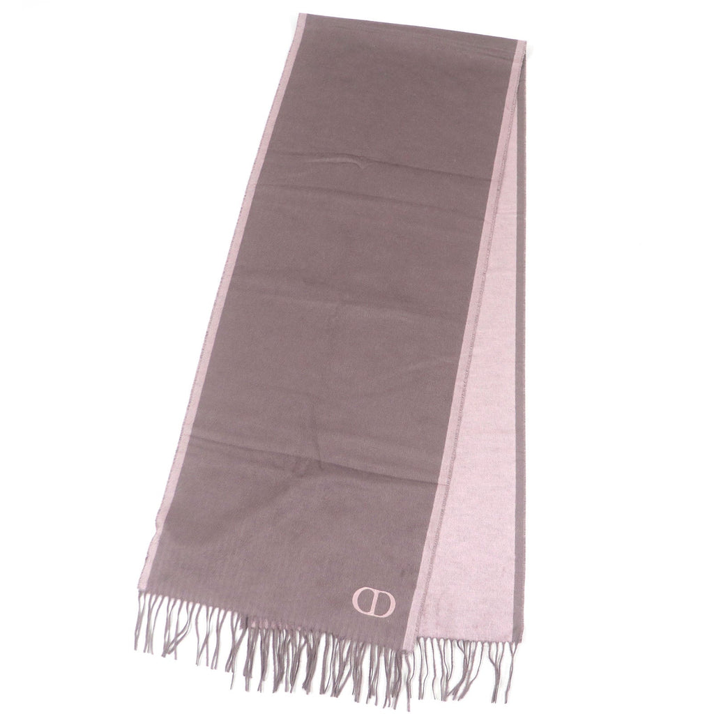 Dior CD logo embroidery Silk Scarf