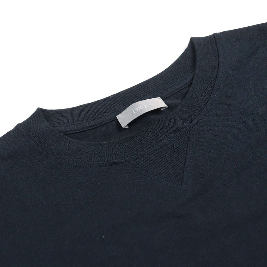 Dior Oblique Layered Over Tee Cotton Silk T-shirt