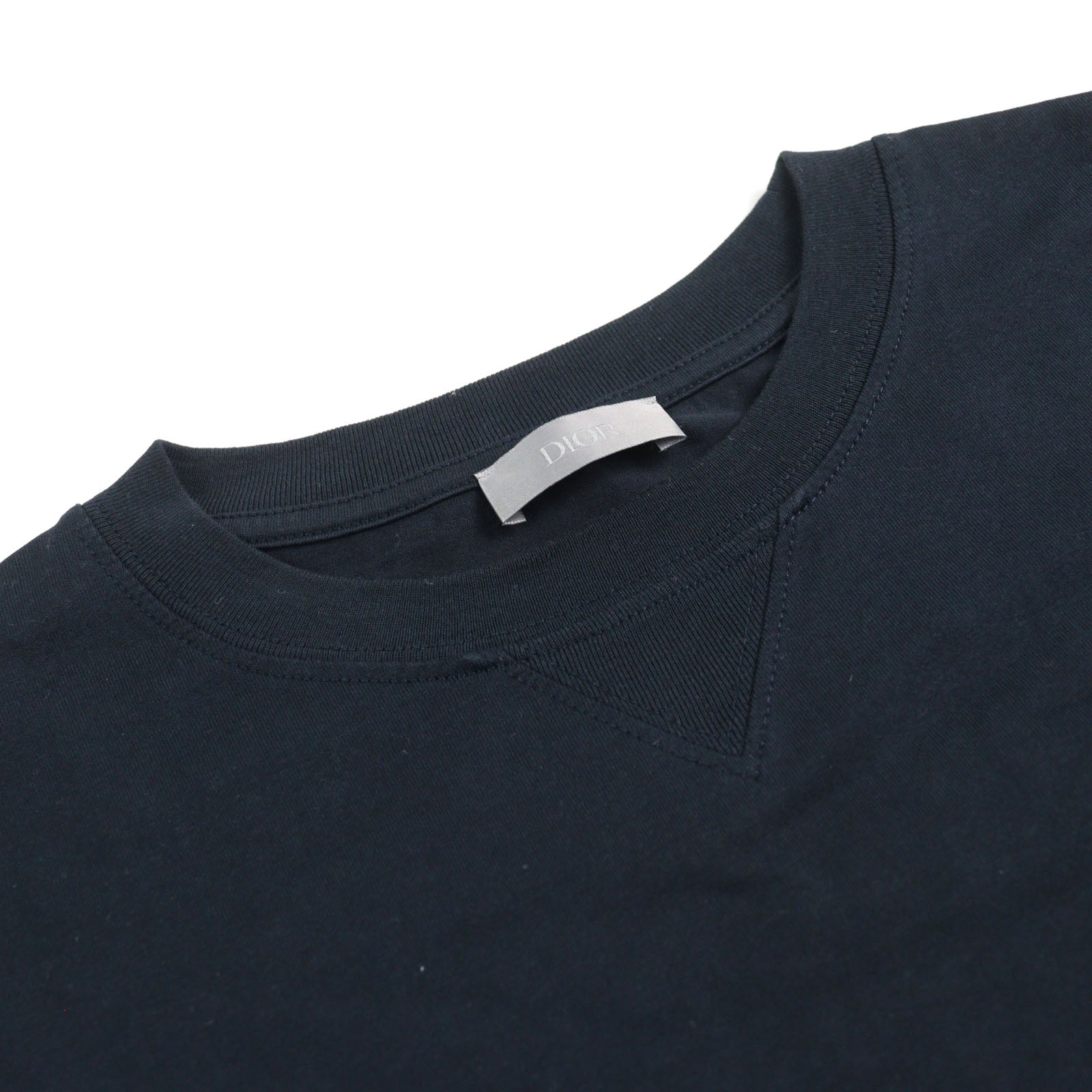 Dior Oblique Layered Over Tee Cotton Silk T-shirt