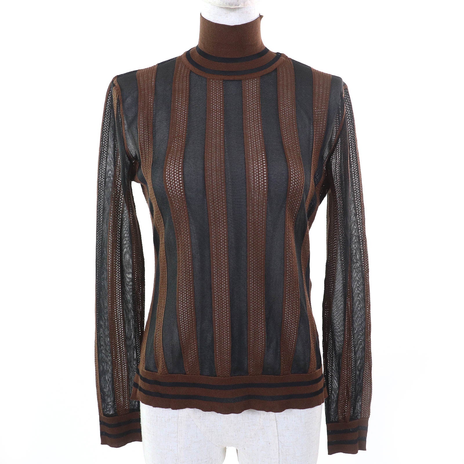 Fendi Silk Mesh Top
