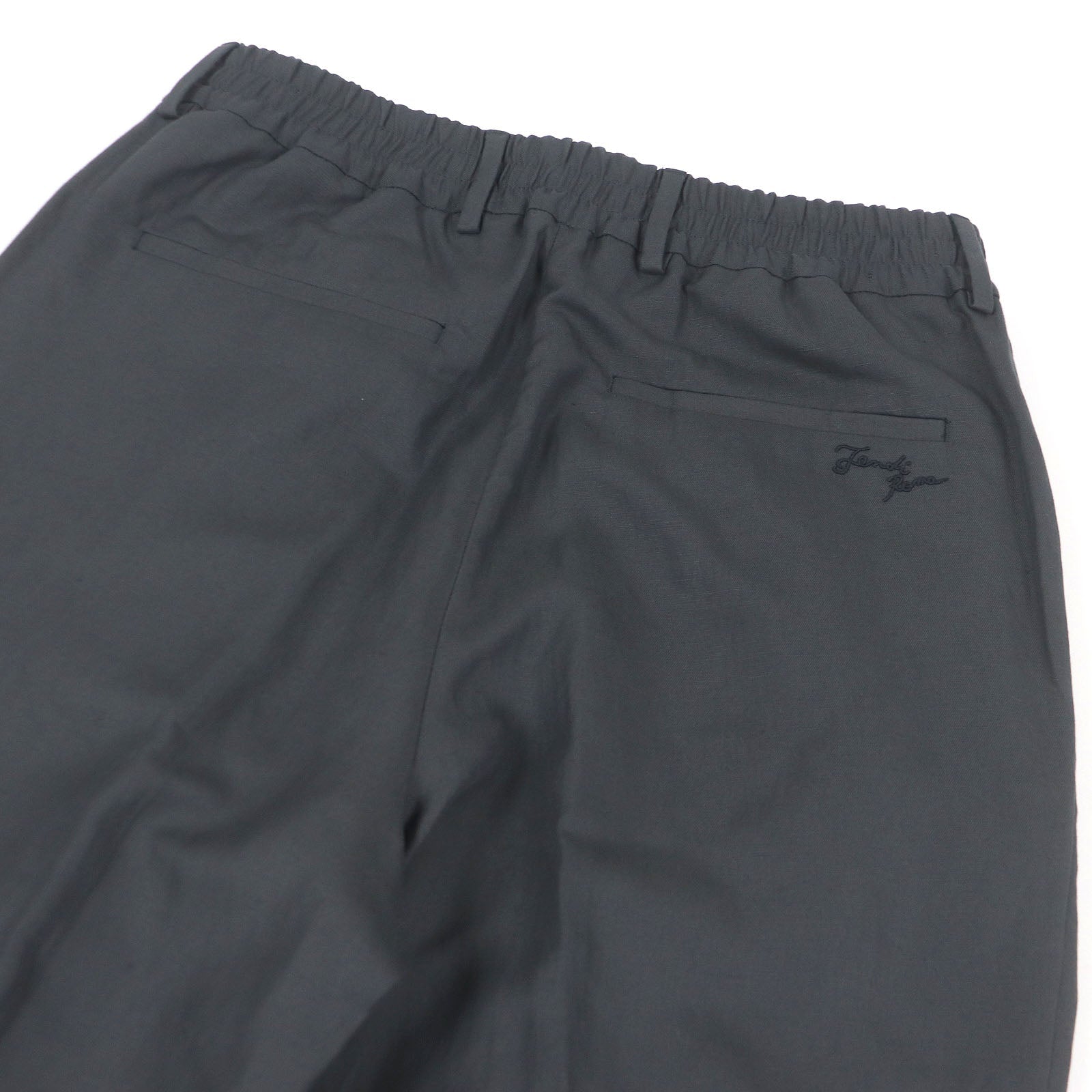 Fendi Tapered easy pants Linen Cotton Pants