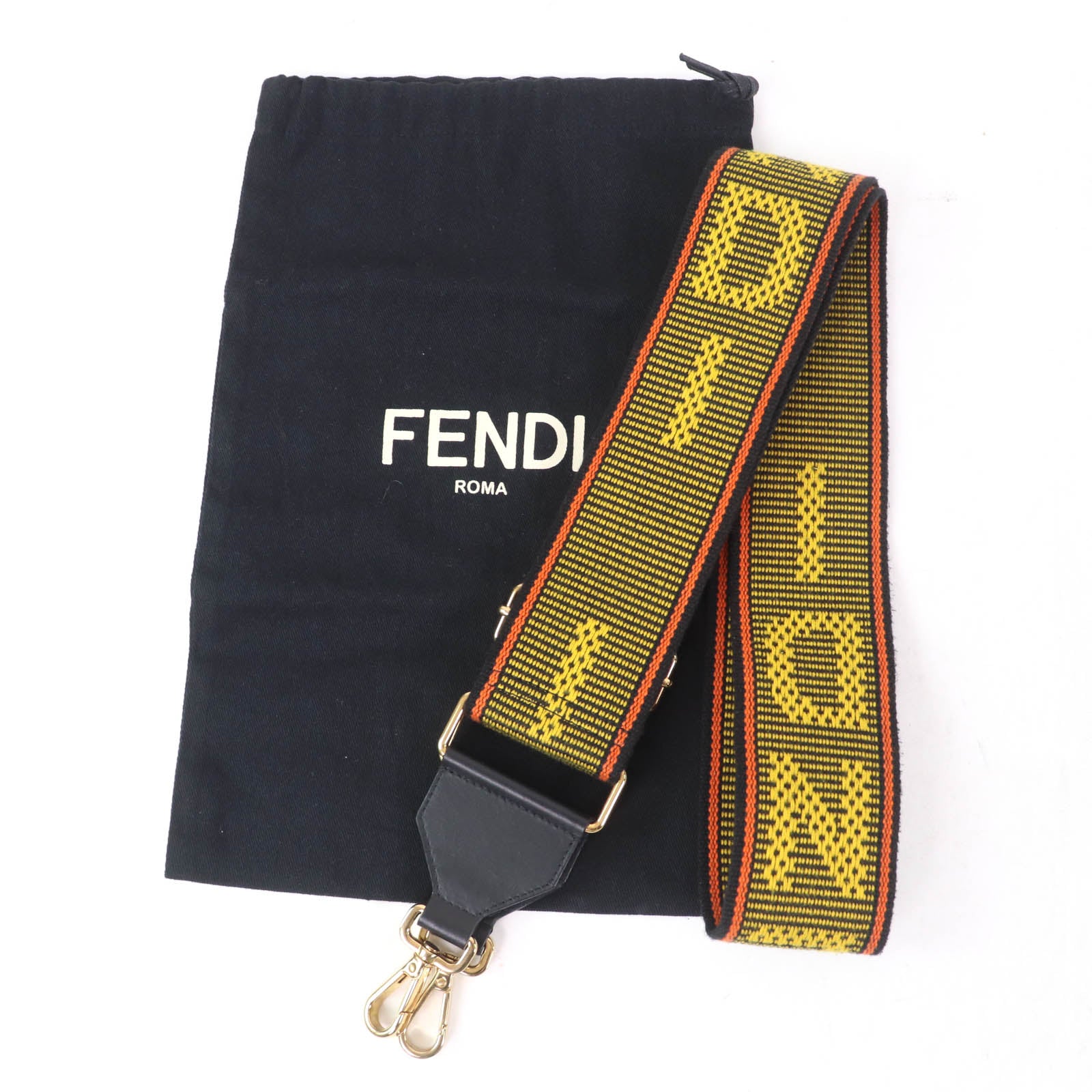 Fendi Strap you Leather Shoulder Strap