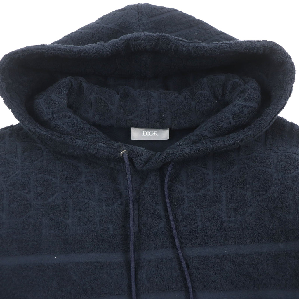 Dior Oblique pile fleece cotton hoodie