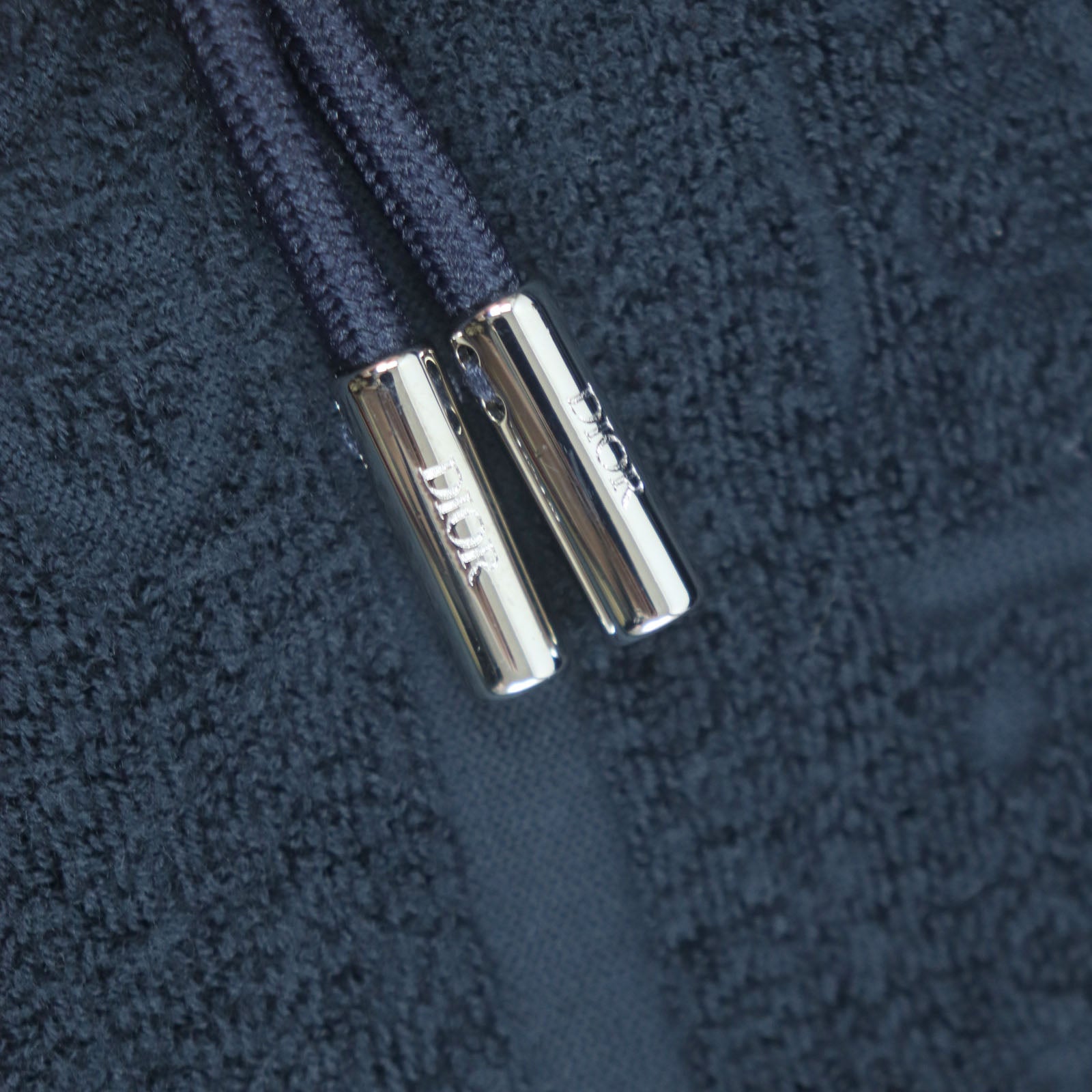 Dior Oblique pile fleece cotton hoodie