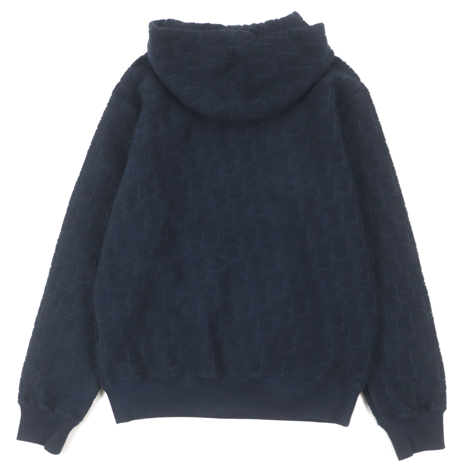 Dior Oblique pile fleece cotton hoodie
