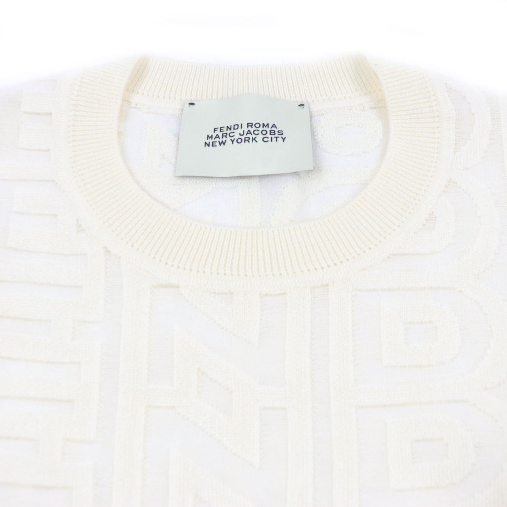 Fendi×Marc Jacobs FZX131 Wool Knit Long Sleeve T-shirt