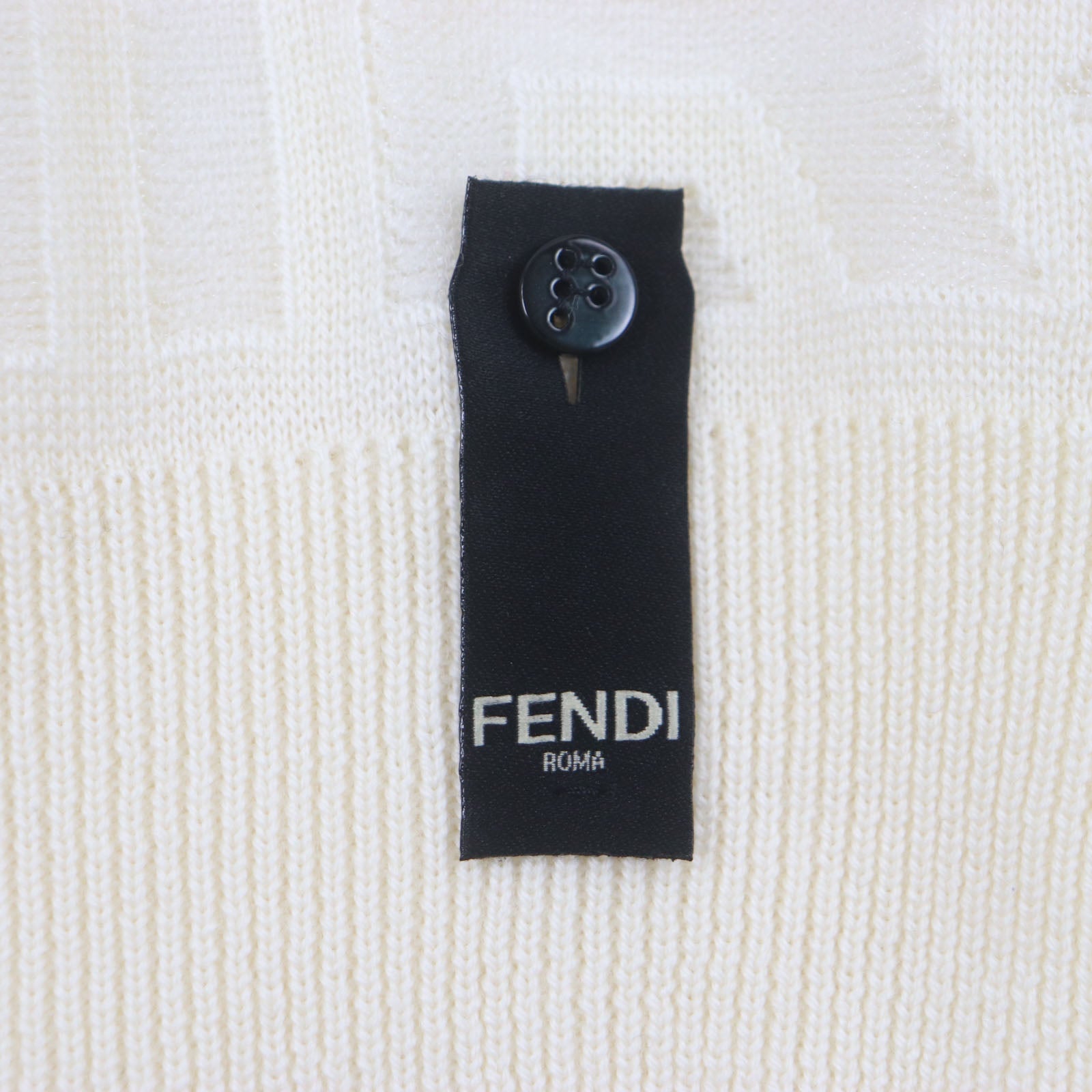 Fendi×Marc Jacobs FZX131 Wool Knit Long Sleeve T-shirt