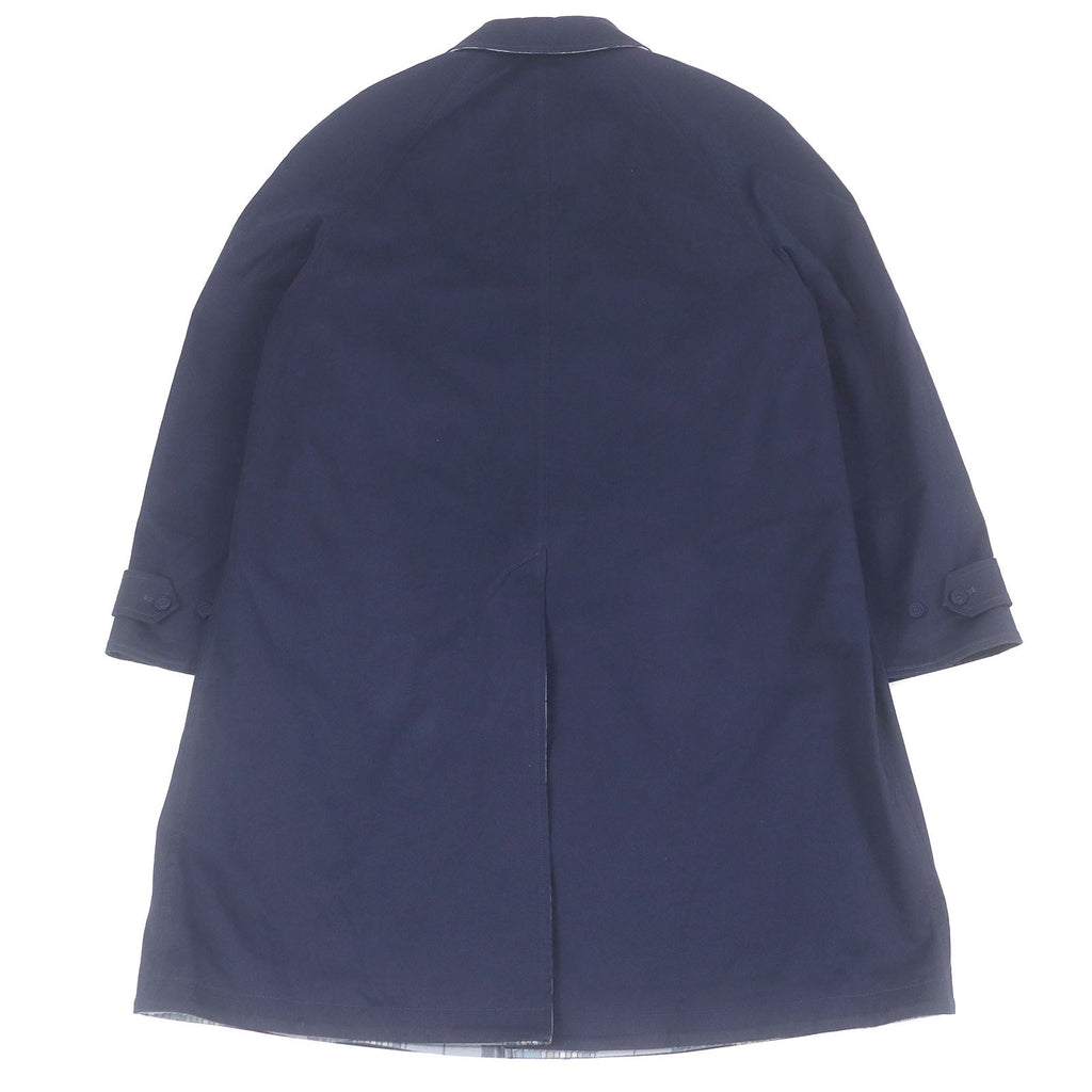 Dior Logo embroidered Cotton Balmacaan Coat