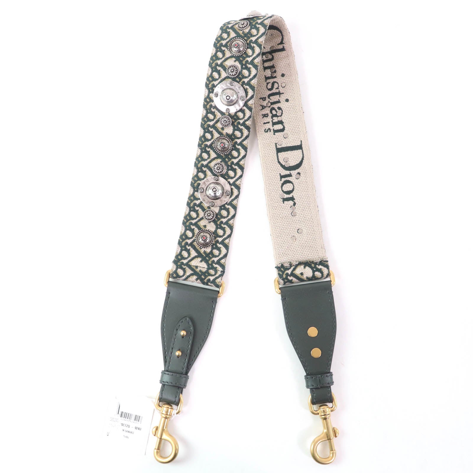 Christian Dior Oblique Embroidered Shoulder Strap