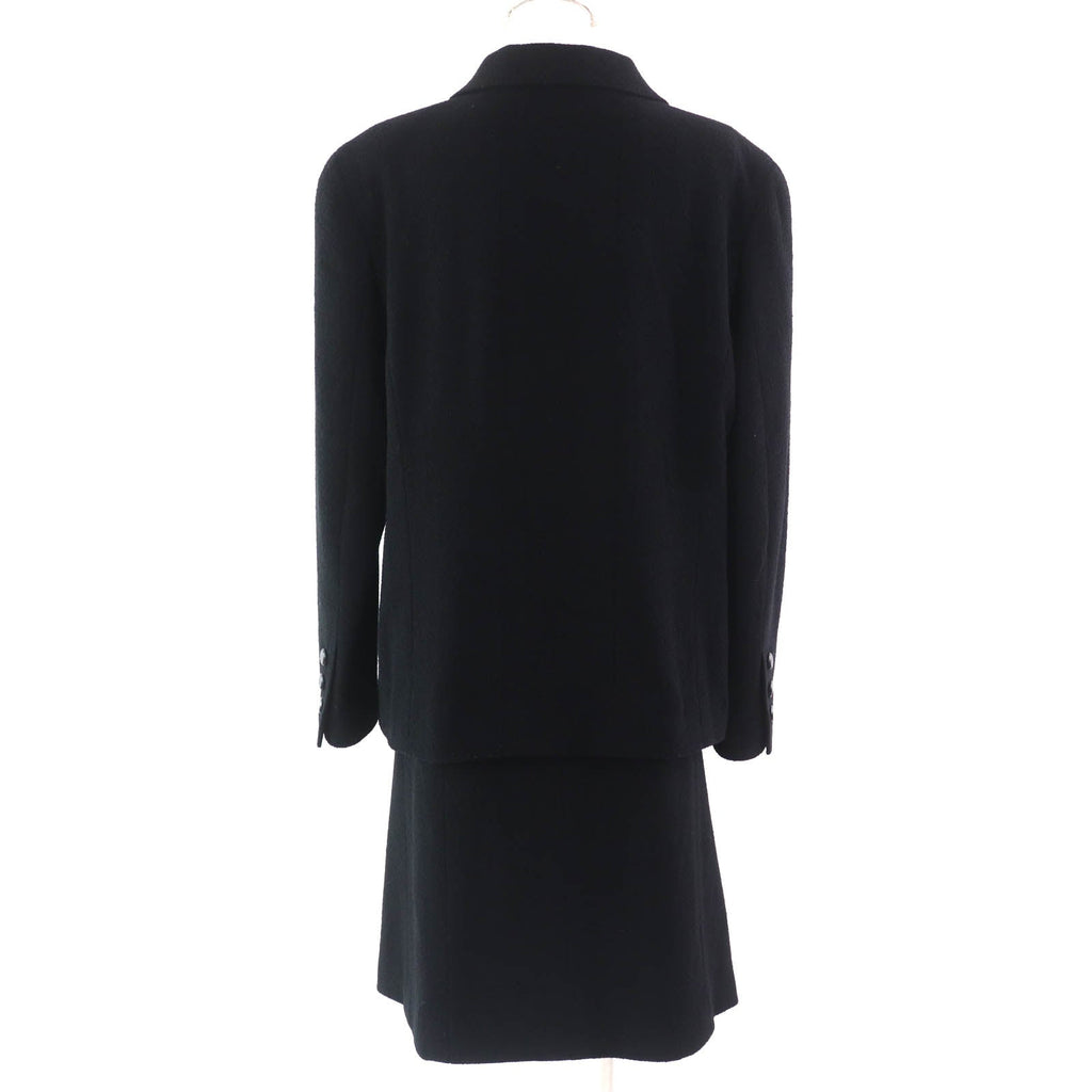 Chanel COCO Mark Button Wool Tweed Set
