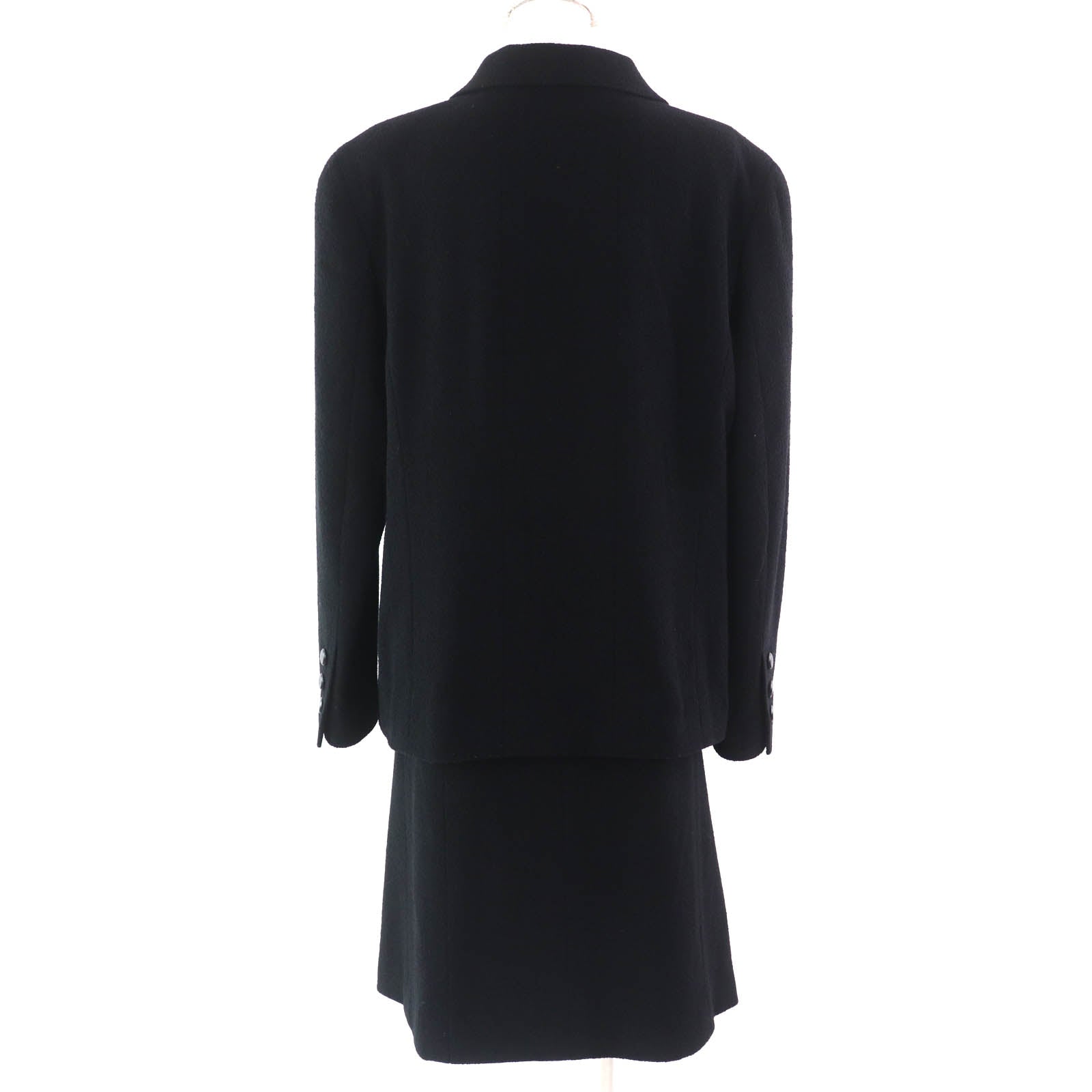 Chanel COCO Mark Button Wool Tweed Set