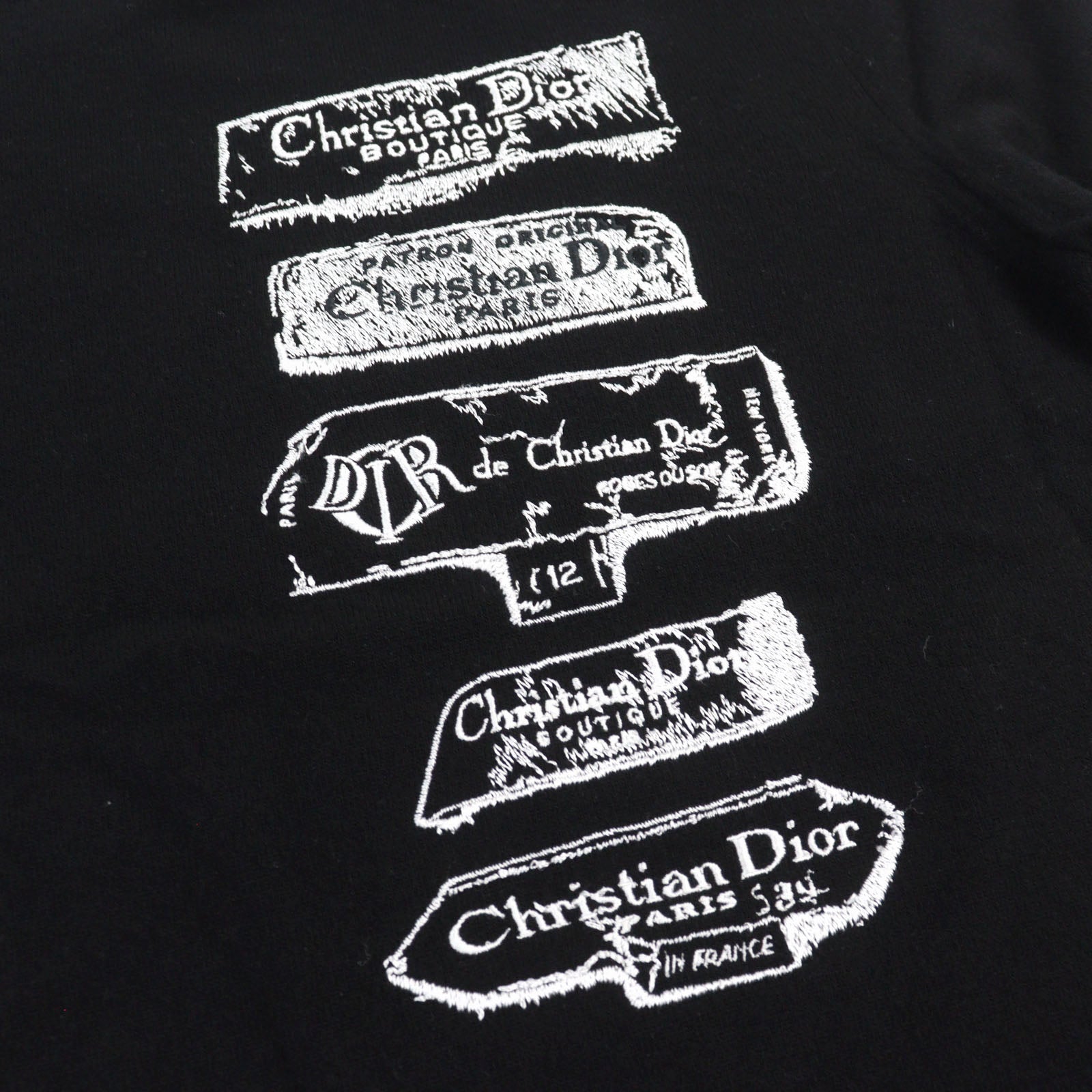 Dior Archives Labels Wool Knit