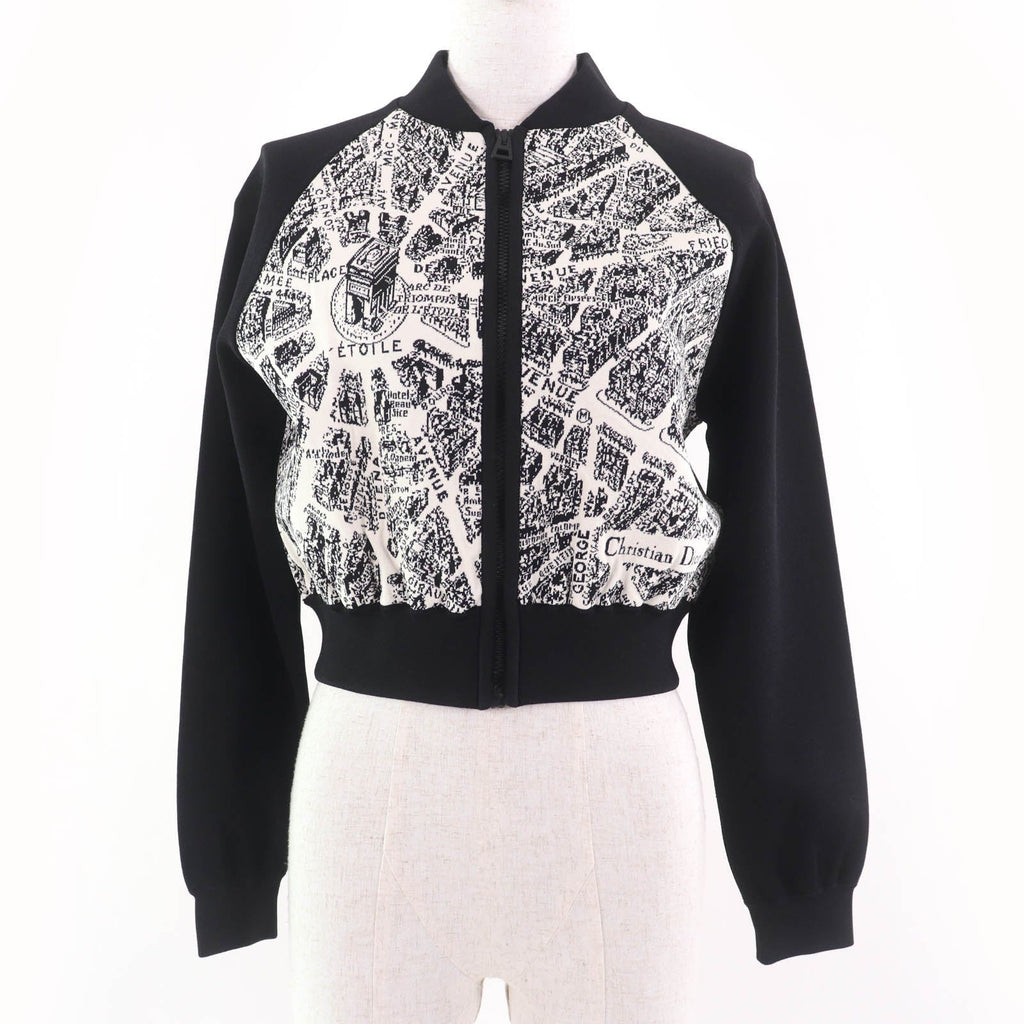 Christian Dior Plan de Paris Cotton Bomber Jacket