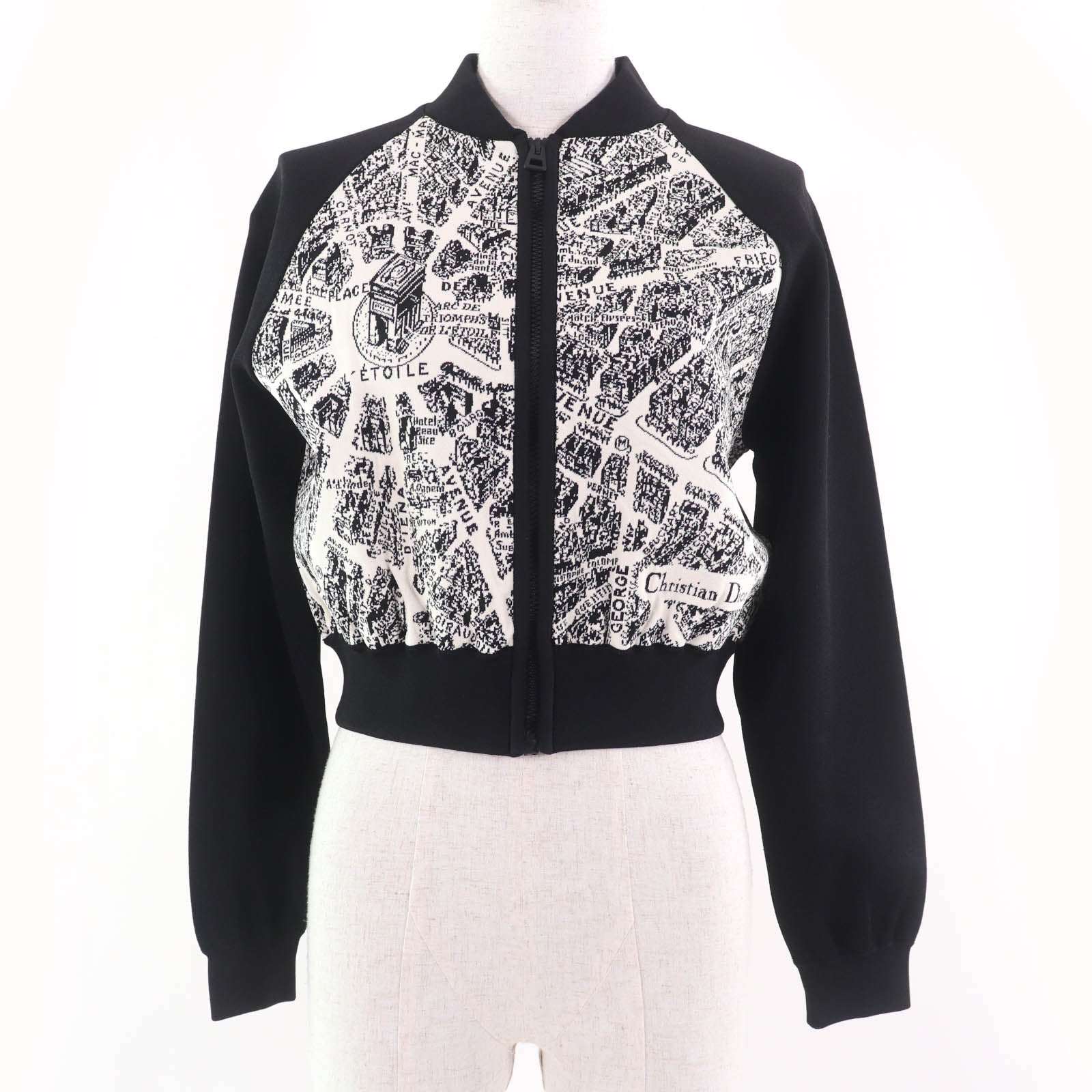 Christian Dior Plan de Paris Cotton Bomber Jacket