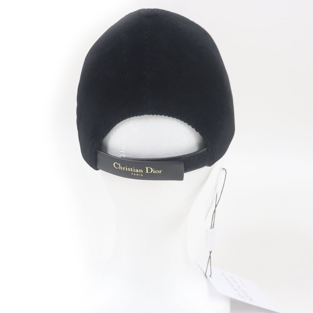 Christian Dior D-Player Corduroy Baseball Cap