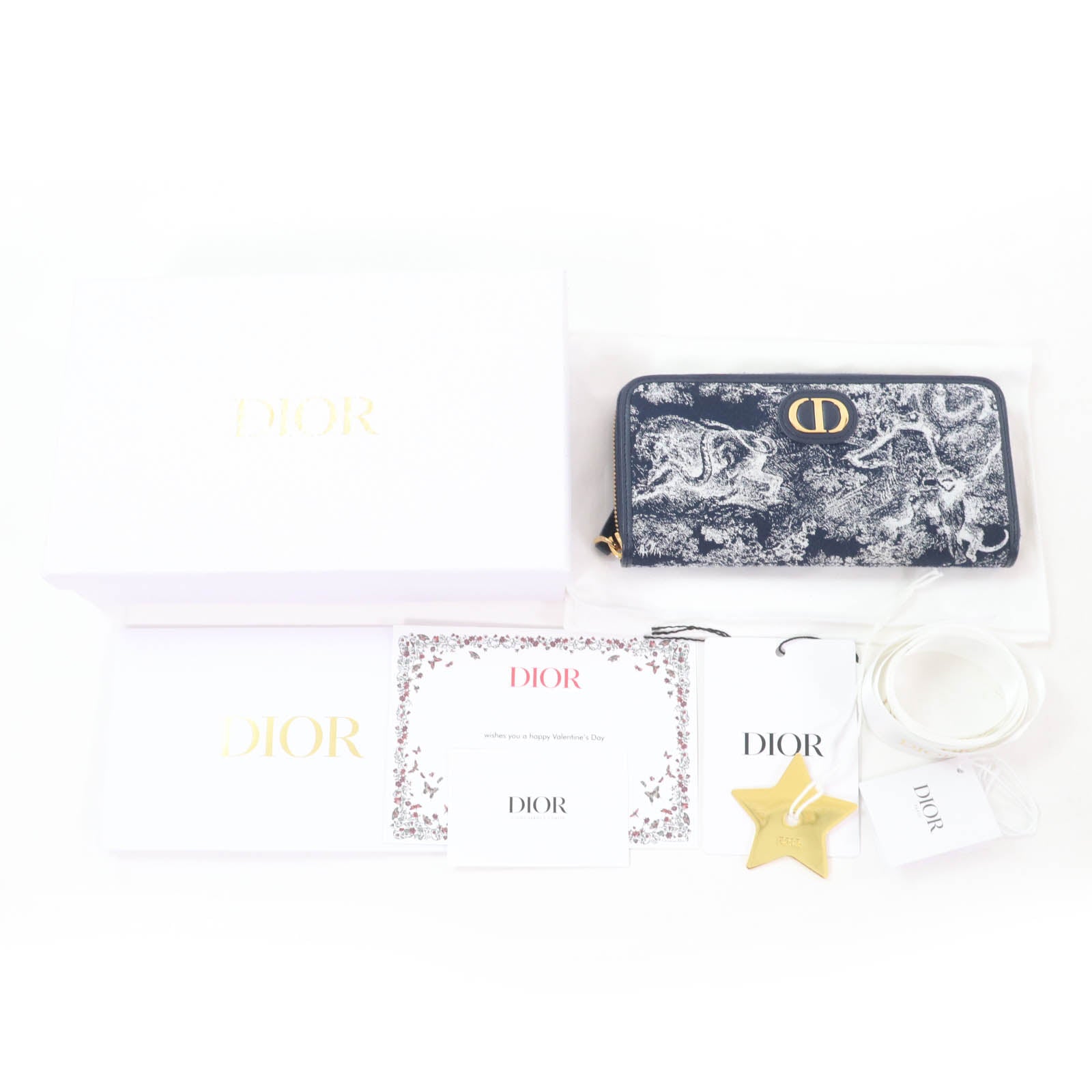 Christian Dior 30 Montaigne Voyageur Long Wallet
