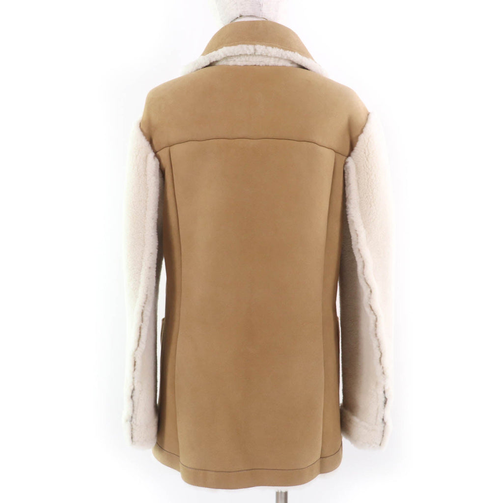 Christian Dior Mouton Bee embroidered Shearling Coat