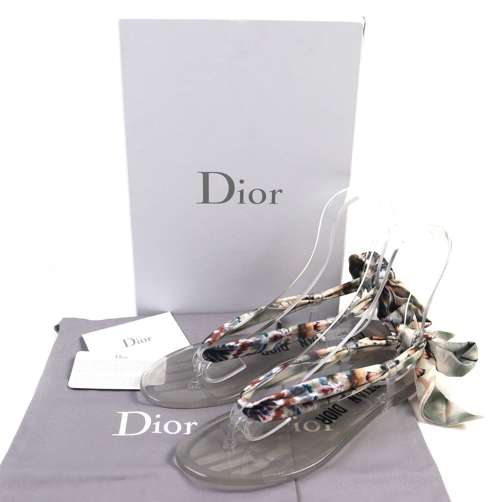 Christian Dior KALEIDORSCOPIC Rubber Sandals
