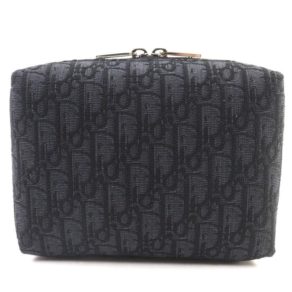 Dior Oblique Canvas Leather Pouch