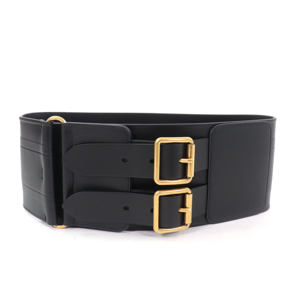 Christian Dior D-WAIST Maxi Double Belt Leather Belt