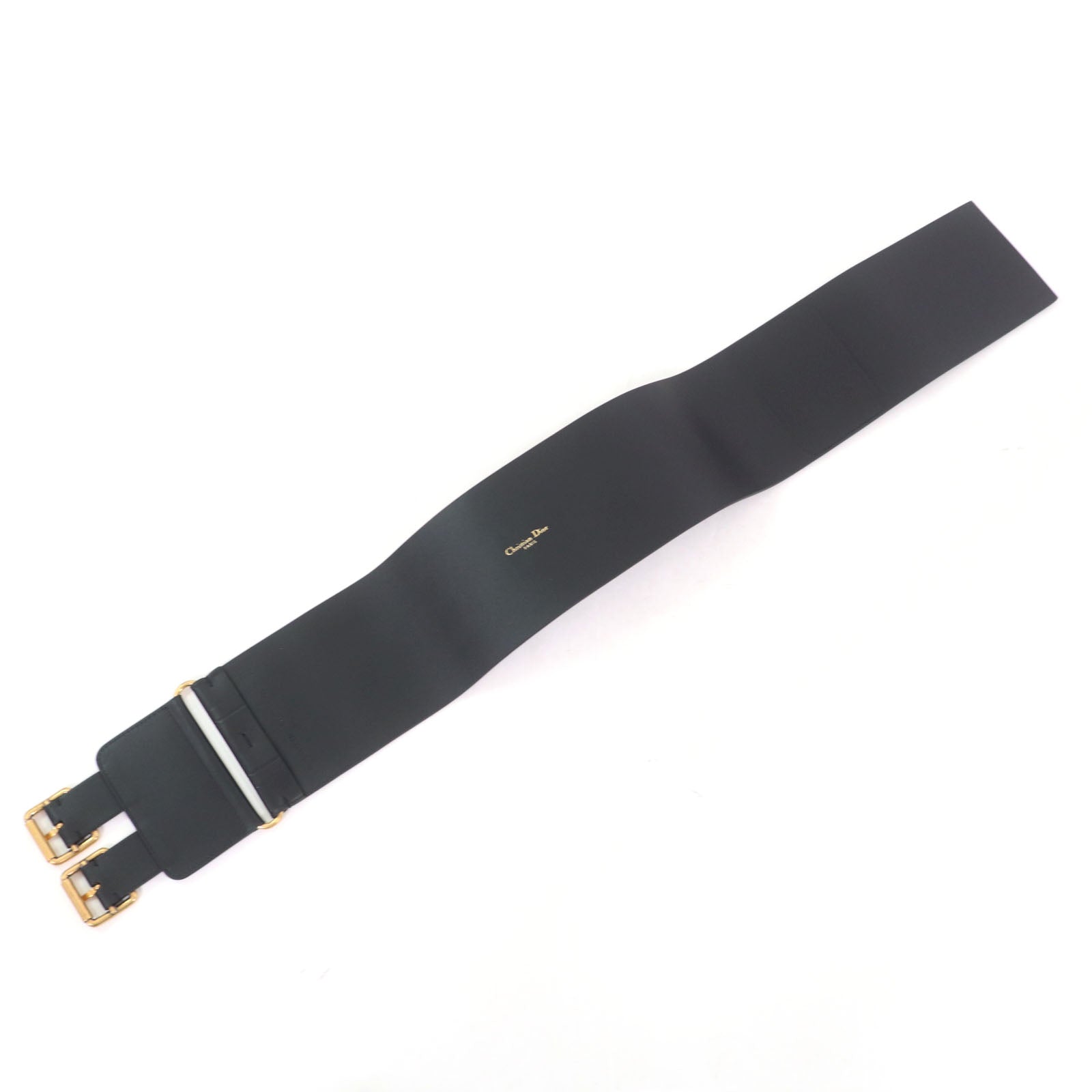 Christian Dior D-WAIST Maxi Double Belt Leather Belt