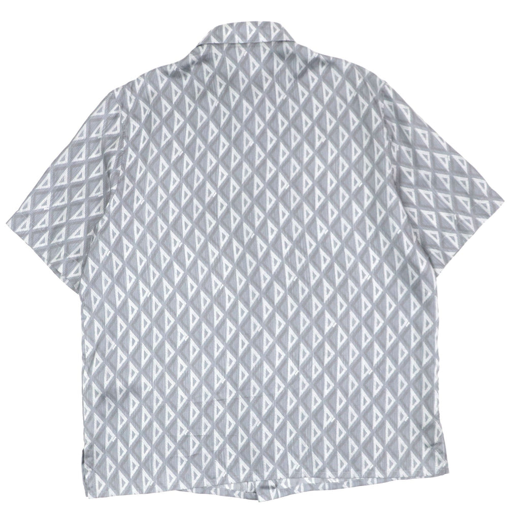 Dior CD Diamond Twill Silk Short Sleeve Shirt