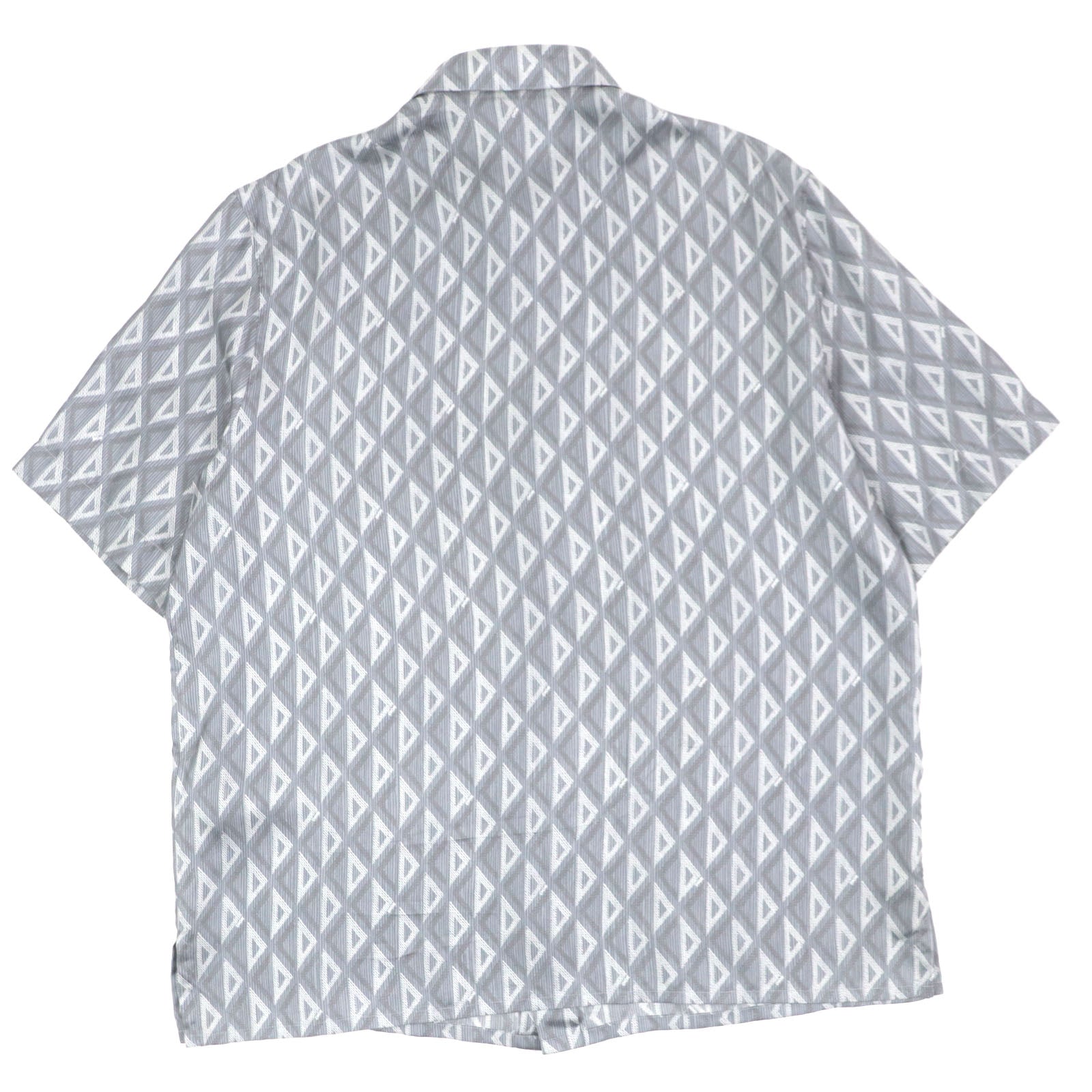 Dior CD Diamond Twill Silk Short Sleeve Shirt