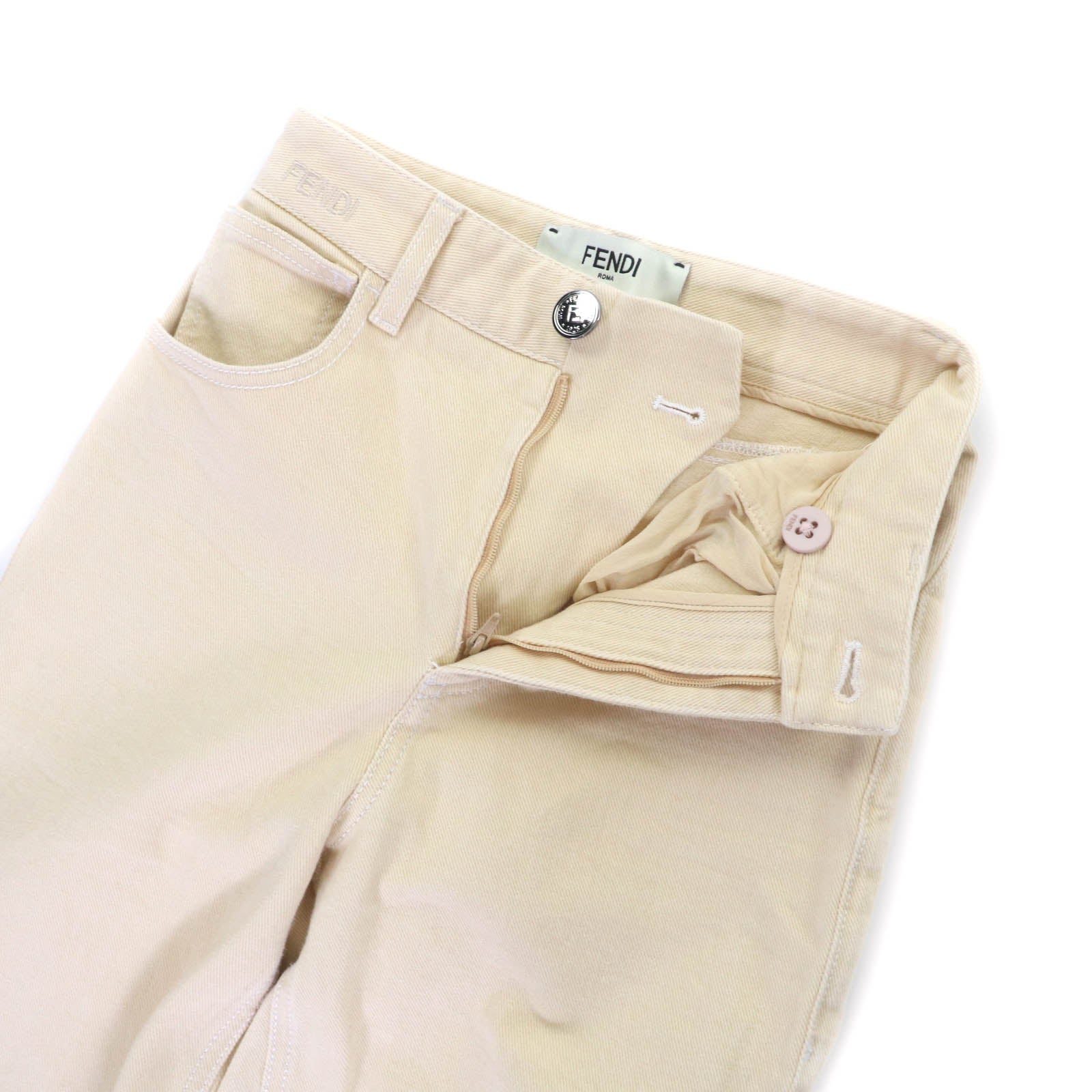 Fendi Cotton Denim Pants