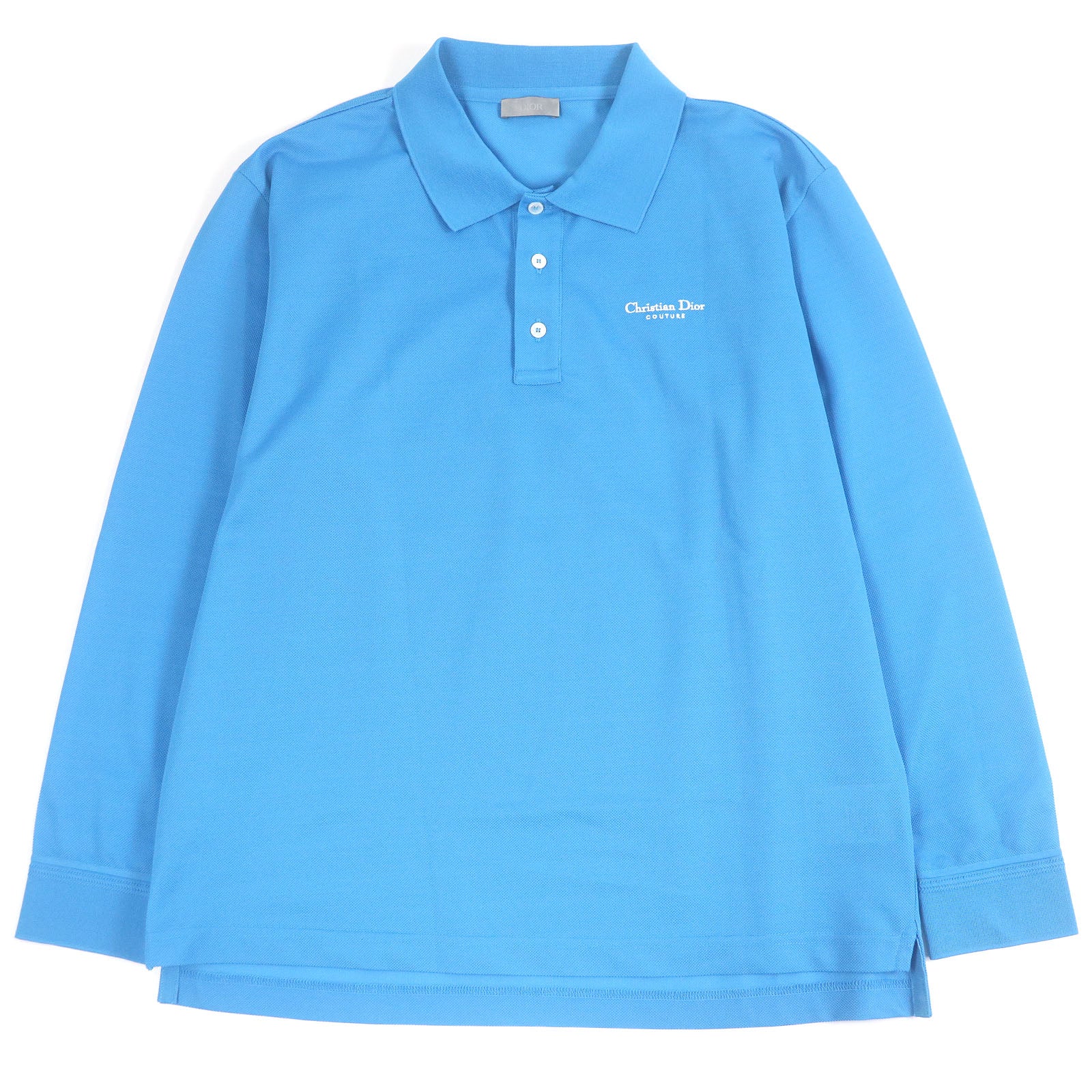 Dior Long Sleeve Polo Shirt Embroidery Cotton Shirt