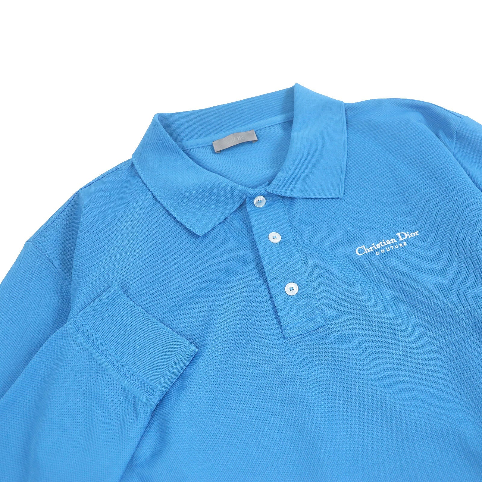Dior Long Sleeve Polo Shirt Embroidery Cotton Shirt