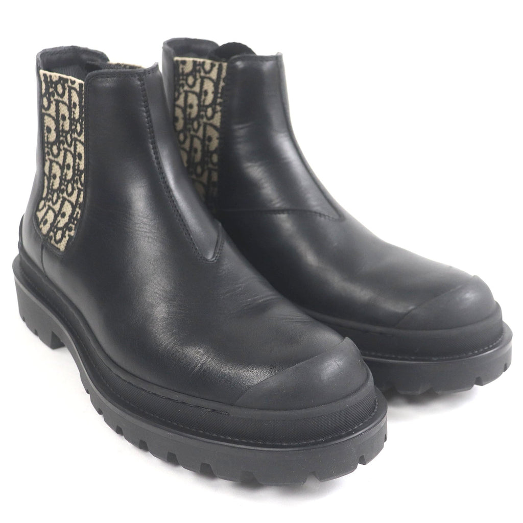 Dior DIOR EXPLORER Oblique Leather Chelsea Boots