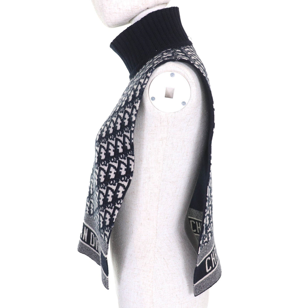 Christian Dior Best Oblique logo Reversible Cashmere Knit